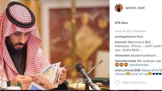 Begini Isi Postingan Para Pangeran Arab Di Instagram Bagian 1