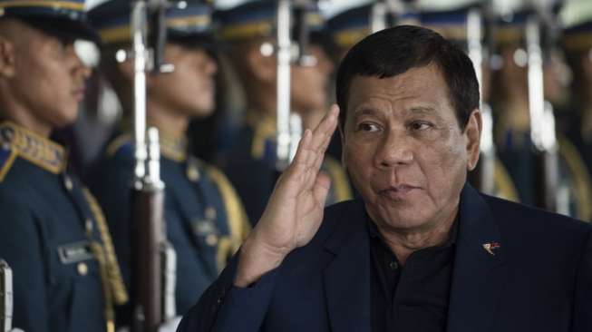 Presiden Filipina, Rodrigo Duterte (AFP/Noel Celis).
