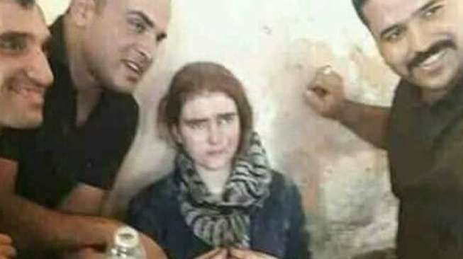 Linda W, gadis berusia 16  tahun asal Jerman, yang bergabung dengan ISIS. Foto ini dibuat ketika Linda tertangkap oleh tentara Irak. [Twitter]