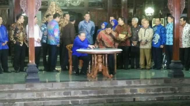Pertemuan SBY dan Prabowo. [suara.com/ Bagus Santosa]