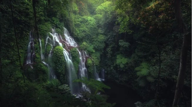 Menjelajahi Sambil Menikmati Alam Di Air Terjun Banyu Wana Amertha