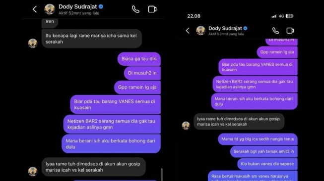 Usai Sindir Fuji Kakak Marissya Icha Ajak Doddy Sudrajat Serang