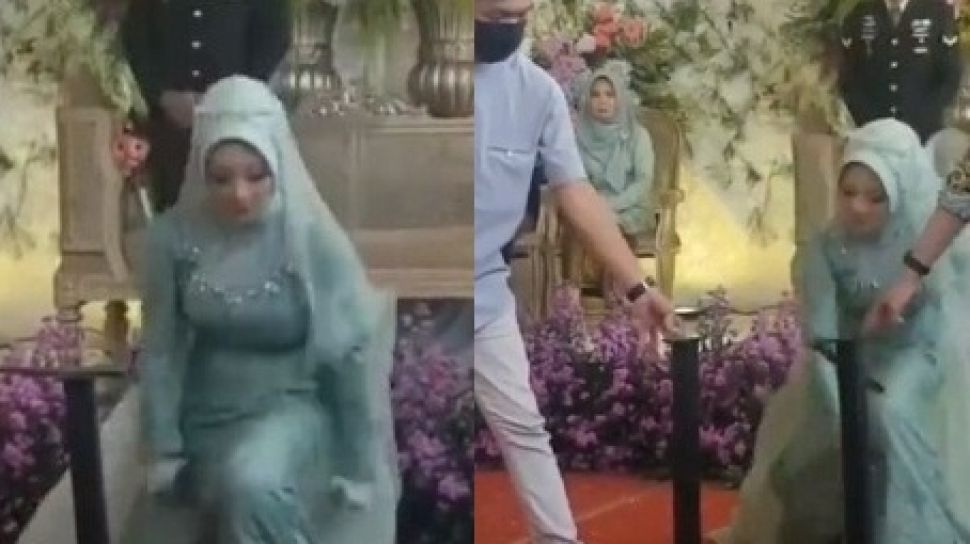 Ngeri Viral Video Mempelai Perempuan Unjuk Gigi Patahkan Besi Di Pelaminan