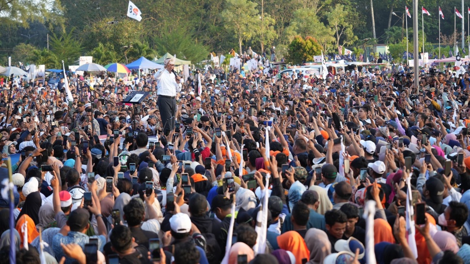 Anies Kampanye Akbar Di Dumai Sebut Perubahan Semakin Kuat