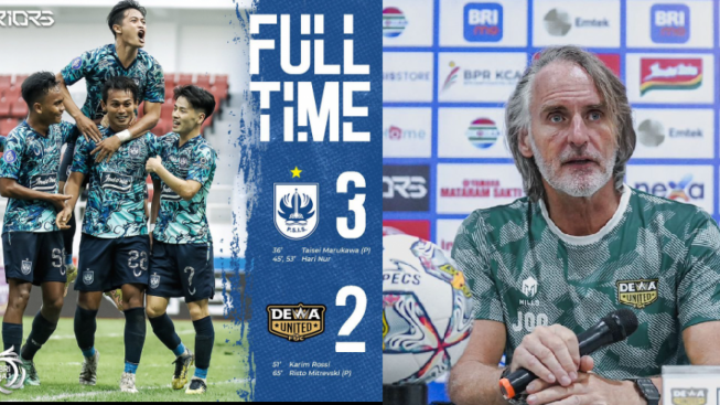 PSIS Menang Lewat Gol Dewa United Dianulir Wasit Jan Olde Riekerink