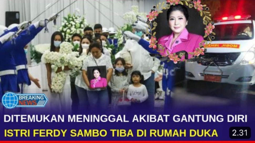 Cek Fakta Innalillahi Istri Ferdi Sambo Tiba Dirumah Duka Ditemukan