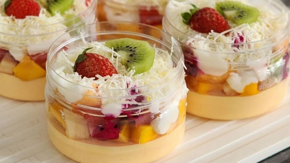 Resep Salad Buah Puding Mangga Desert Enak Dan Segar Dari Mangga