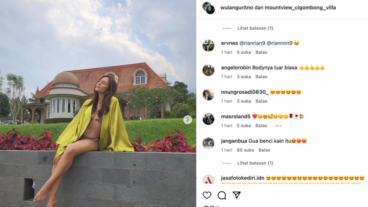 Wulan Guritno Pamer Bodi Cuma Pakai Bikini Netizen Bodynya Luar Biasa