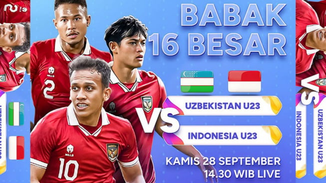 Link Live Streaming Indonesia Vs Uzbekistan Asian Games Rcti