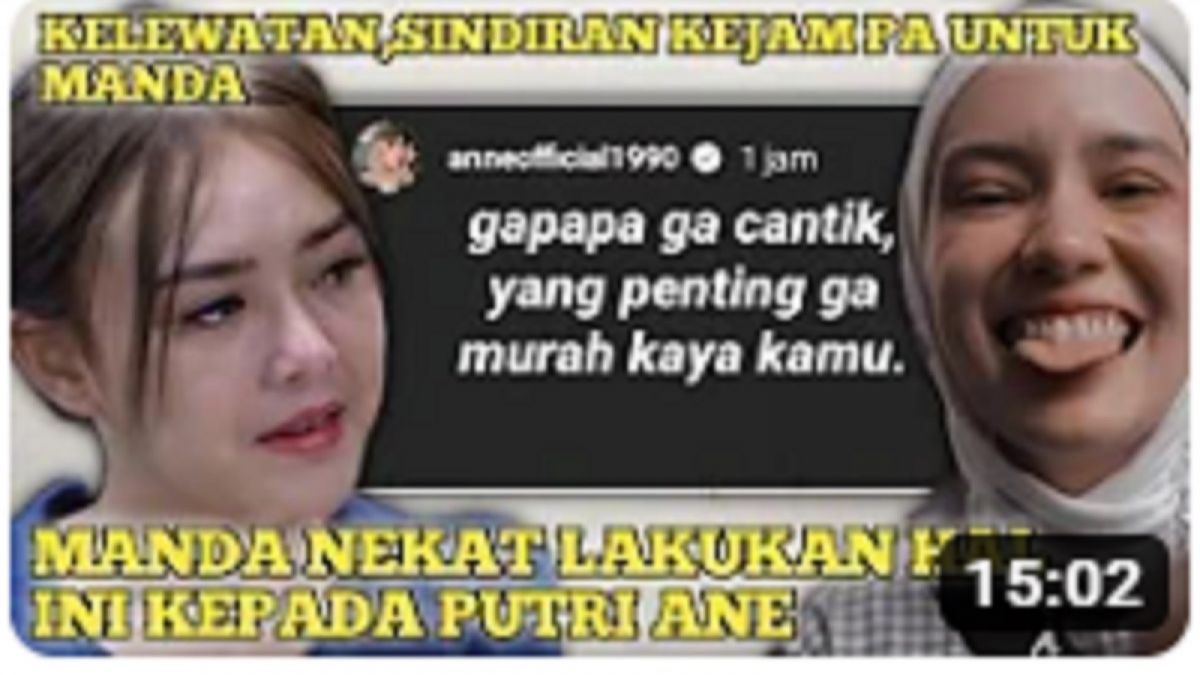 Putri Anne Julurkan Lidah Ledek Amanda Manopo Andin Ikatan Cinta Nekat