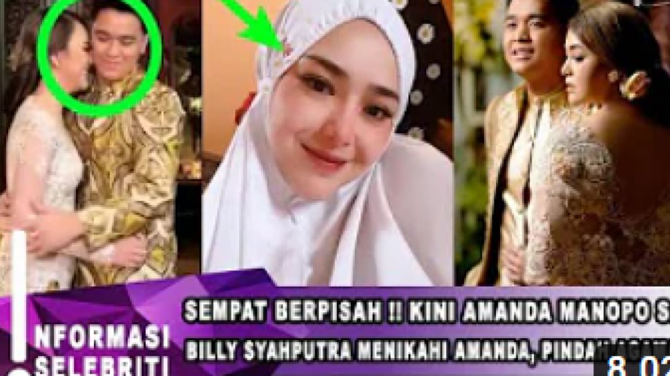 CEK FAKTA Sempat Berpisah Kini Billy Saputra Sah Menikahi Amanda Manopo