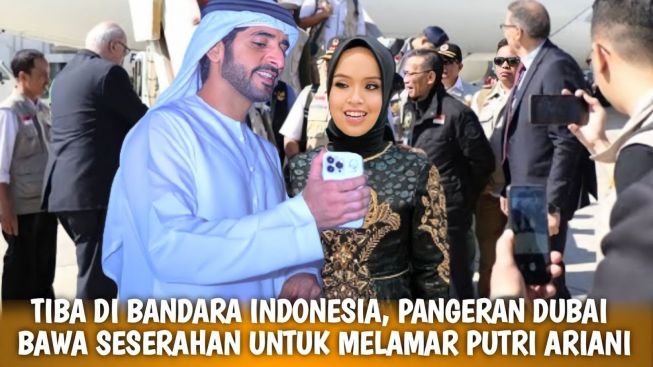 Cek Fakta Pangeran Dubai Tiba Di Bandara Indonesia Bawa Seserahan