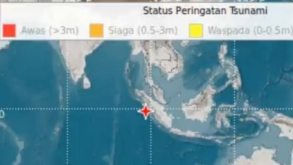 Gempa Mentawai Ini Daerah Yang Berpotensi Terdampak Tsunami