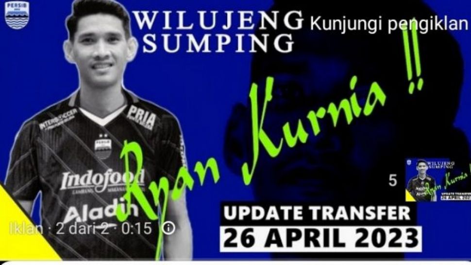 Cek Fakta Wilujeng Sumping Ryan Kurnia Jadi Pemain Anyar Persib