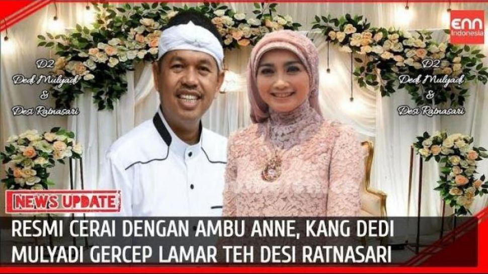 Cek Fakta Benarkah Dedi Mulyadi Lamar Desy Ratnasari Usai Cerai Dari