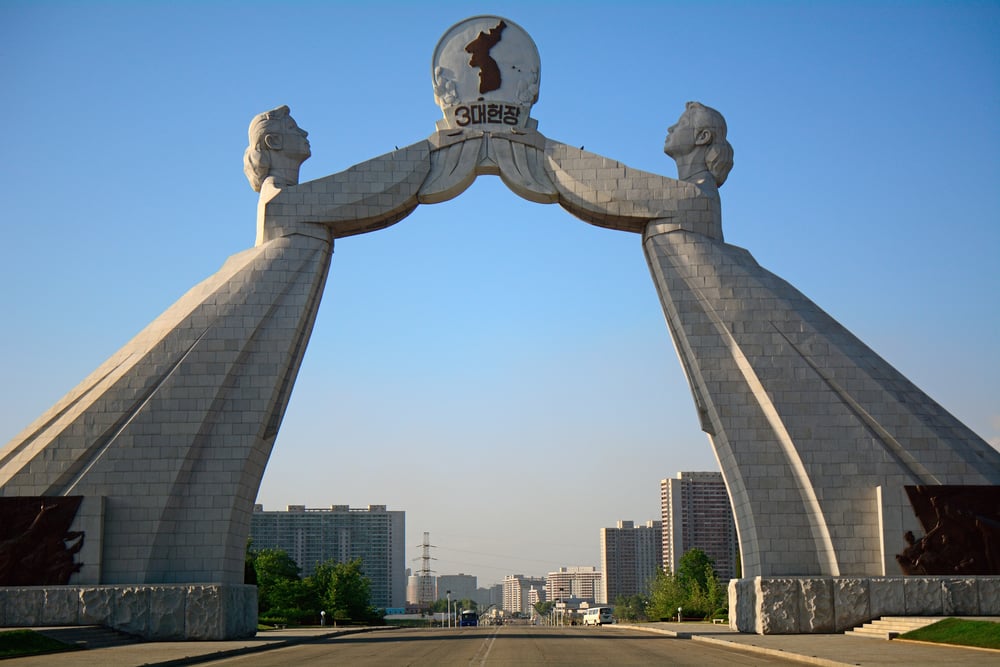 Kota Pyongyang, Korea Utara. (Shutterstock)