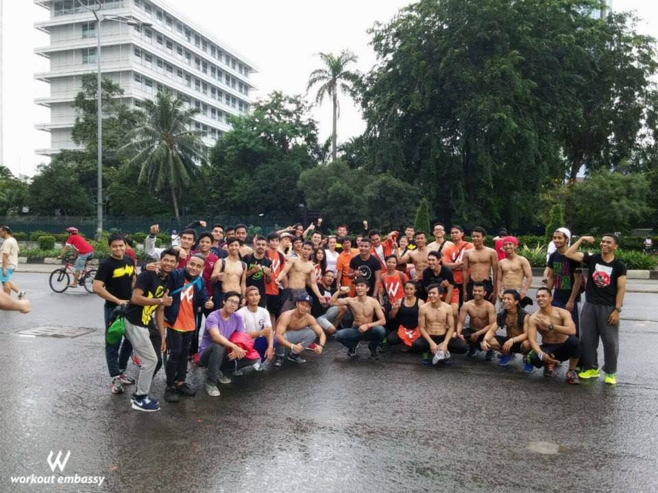 Komunitas "Street Workout" Indonesia. (suara.com/Firsta Nodia)