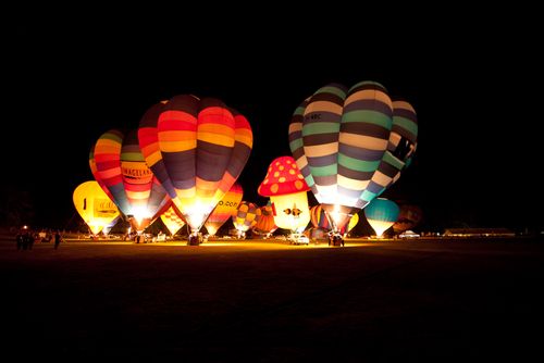 The Hot Air Balloon Festival di Waikato. (Shutterstock)