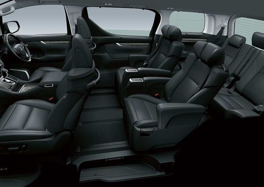 Interior Toyota Vellfire yang dipasarkan di Indonesia (toyota.astra.co.id).