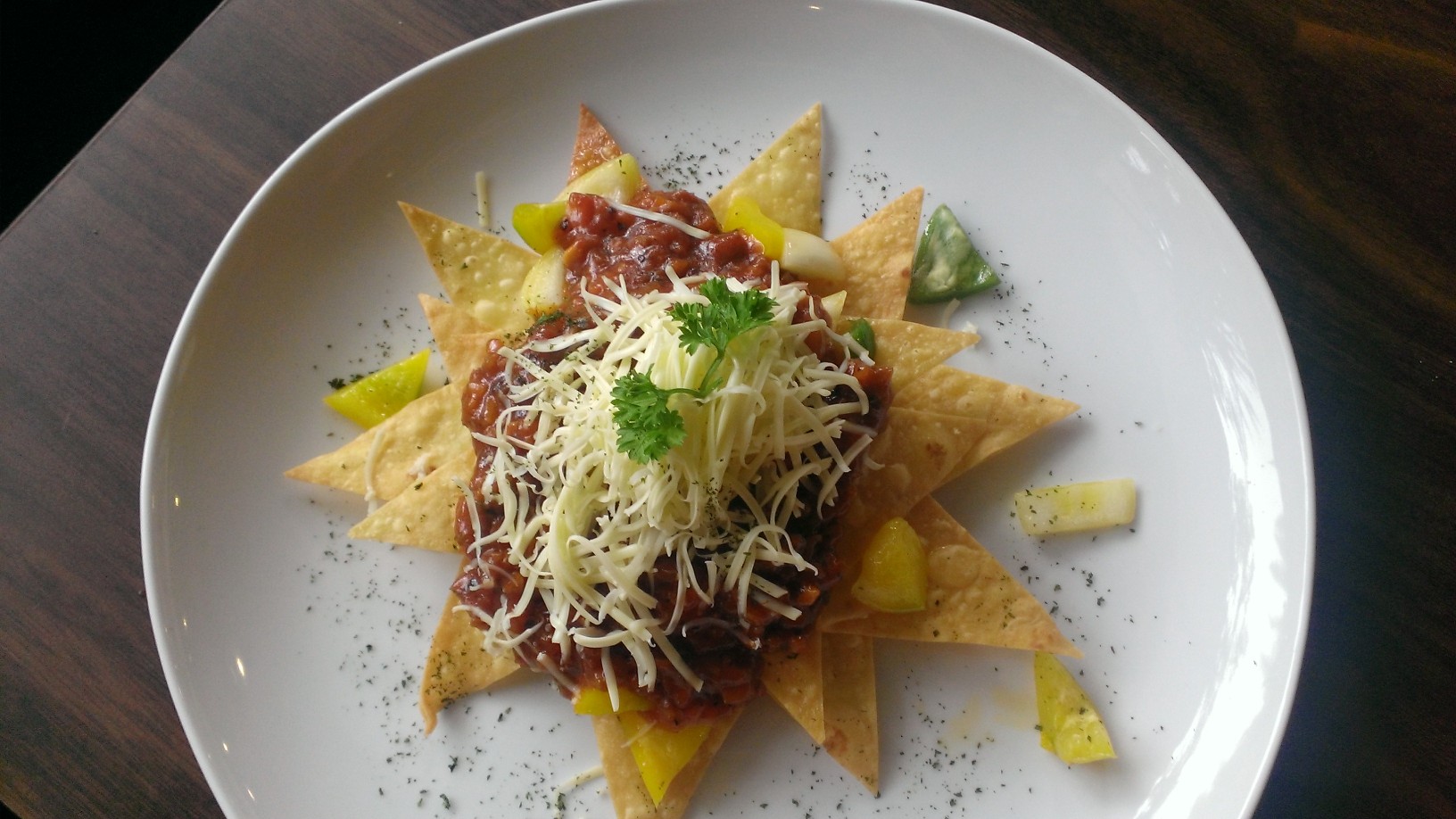 El capitan nachos ala Kafe Tera Walk Bandung (suara.com/Dinda Rachmawati)