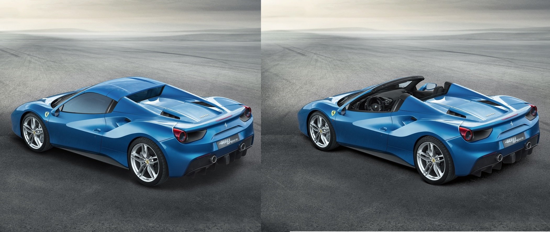 Ferrari 488 Spider akan diperkenalkan di Frankfurt Motor Show pada September mendatang (Suara.com/www.media.ferrari.com).