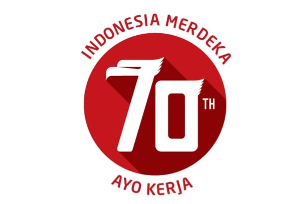 Logo Kemerdekaan Republik Indonesia ke-70 yang diluncurkan Presiden Joko Widodo di Tugu Nol Kilometer, Kota Sabang, Aceh pada 10 Maret lalu (setkab.go.id).