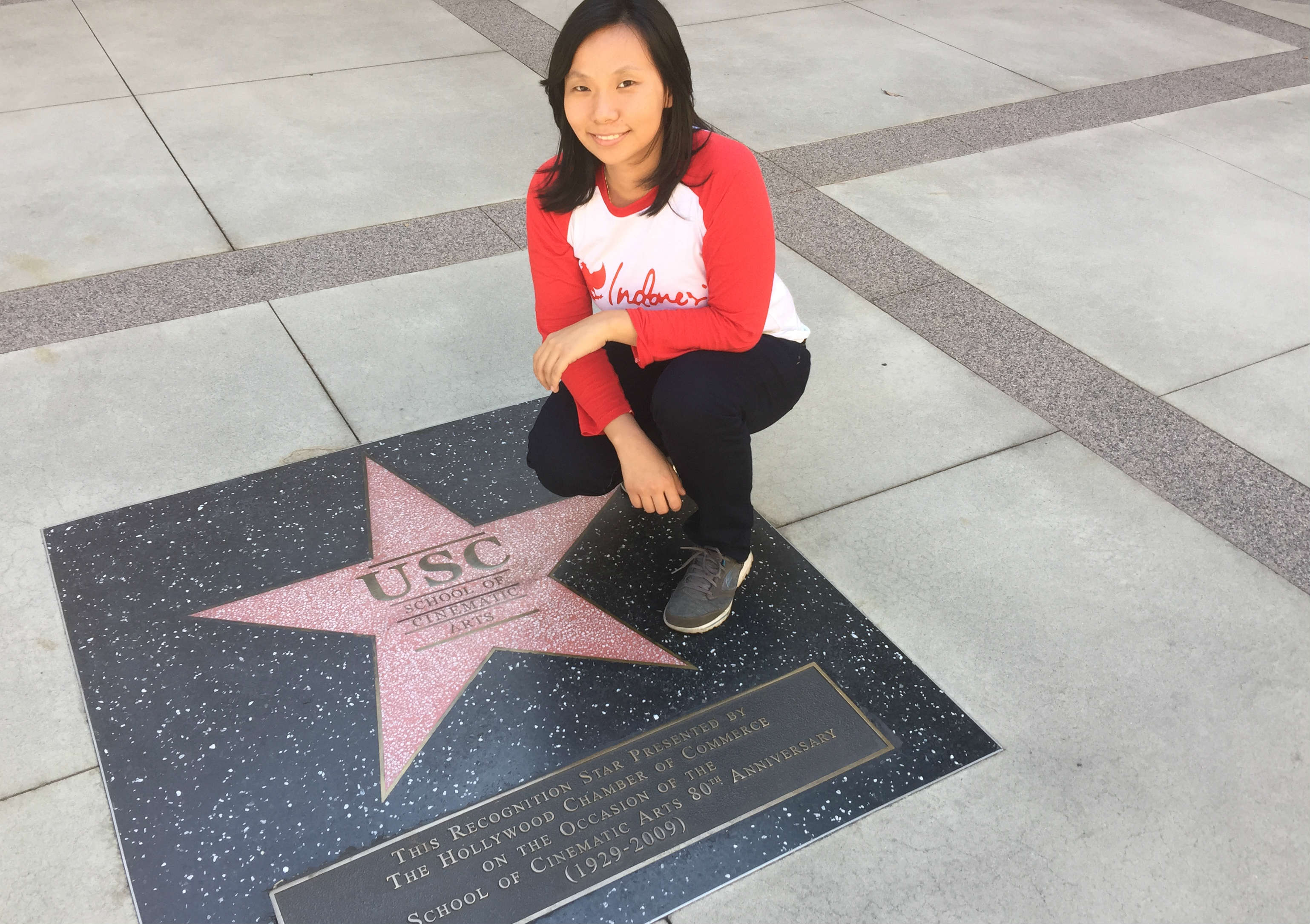 Livi Zheng di kampusnya di University of Southern of California. (suara.com) 