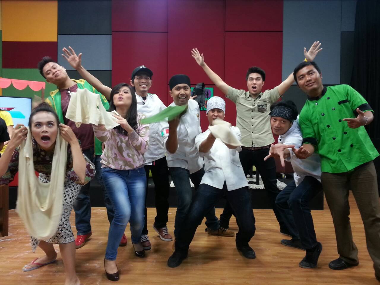 Anggota Komunitas Indonesia Pizza Spinning sedang beraksi. (Dok. Komunitas Indonesia Pizza Spinning)