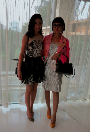 Diana bersama sesama fashion blogger. (suara.com)