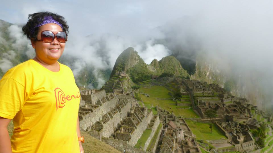 Trinity saat mengunjungi Machu Pichu di Peru. (Dok. Pribadi)