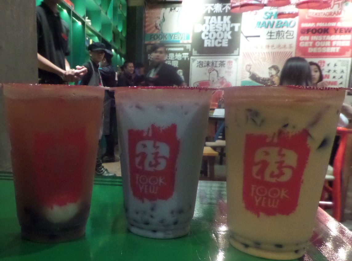 Aneka bubble tea dari Fook Yew. (suara.com/Dinda Rachmawati)