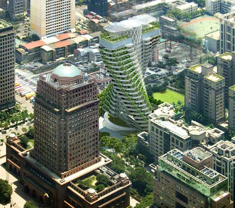 Agora Garden Tower di Taiwan.