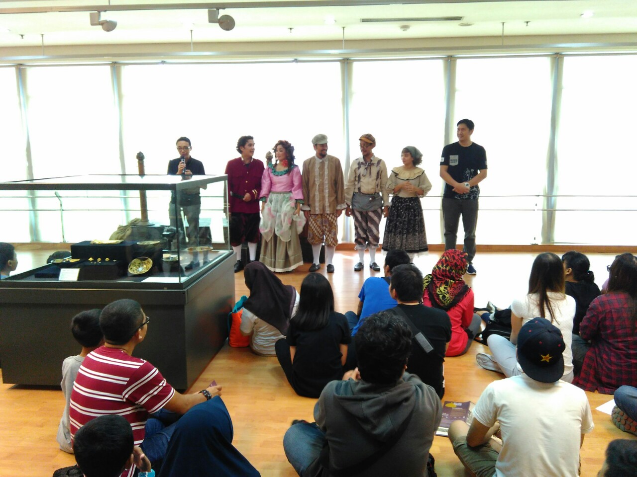 Program 'Akhir Pekan @Museum Nasional' tak pernah sepi pengunjung. (Suara.com/Firsta Nodia)