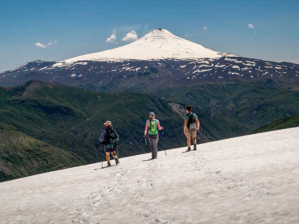 Gunung Villarrica, Chili.