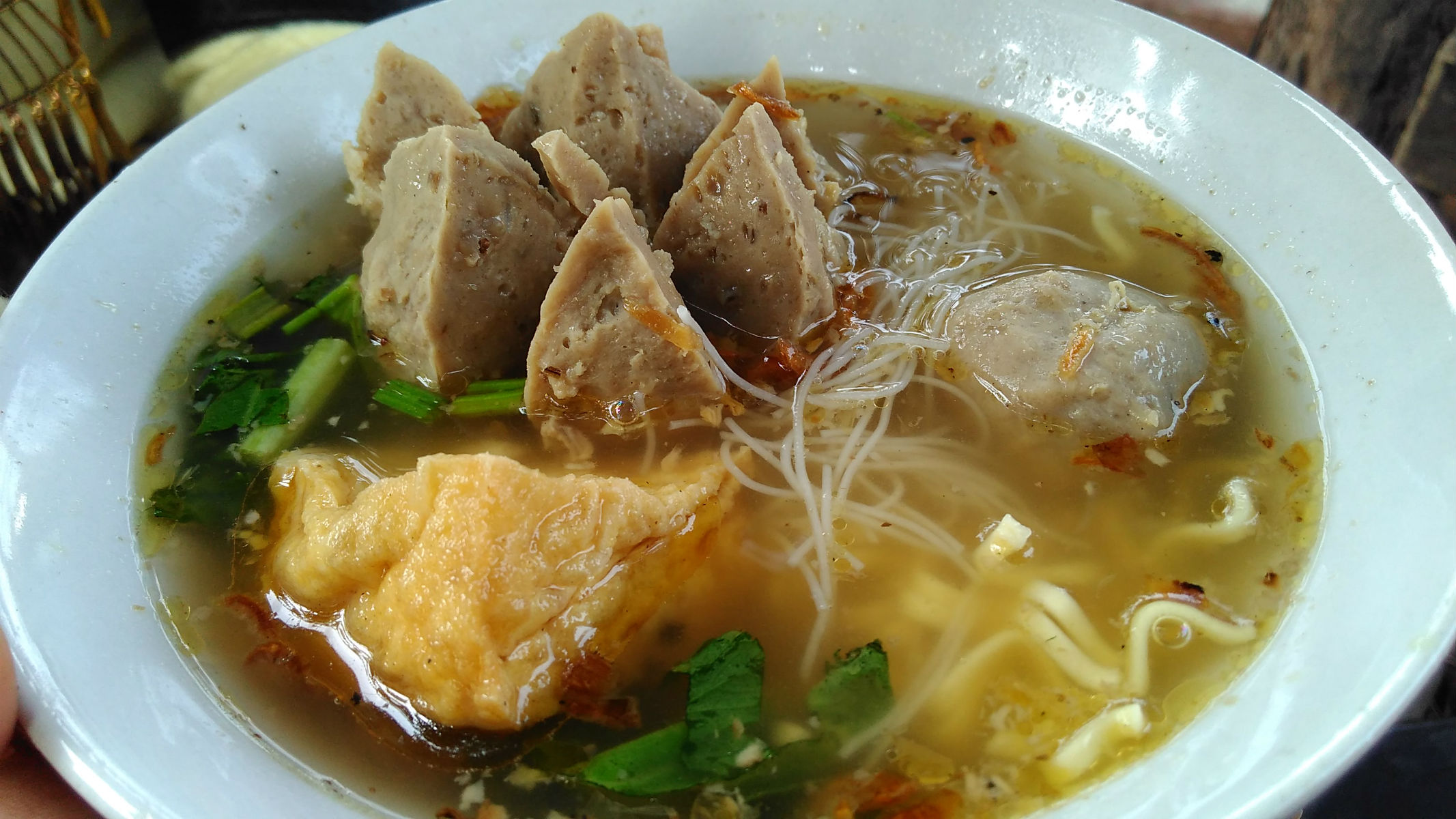 Bakso Gondrong. (Suara.com/Dinda Rachmawati)