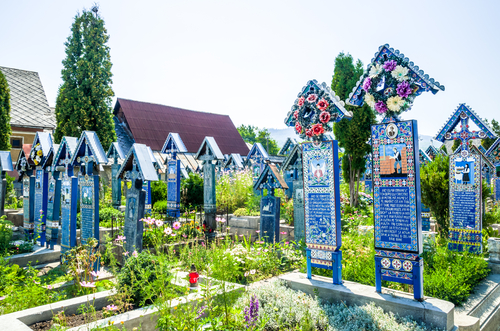 Merry Cemetery, Rumania. (Shutterstock)