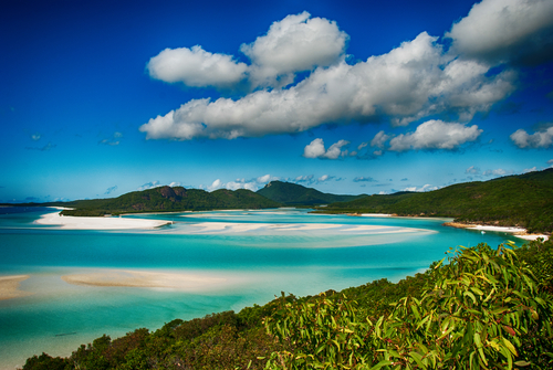 Pantai Whitehaven, Australia. (Shutterstock)