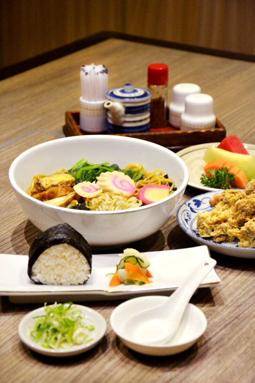 Tokyo Ramen Set, salah satu menu yang hadir di Hotel Horison Ultima Bandung.