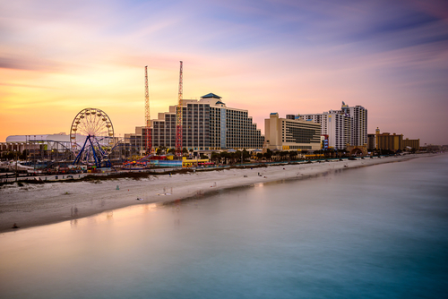 Daytona Beach, Florida, AS. (Shutterstock) 