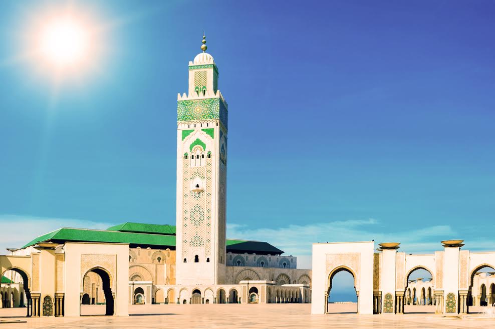 Masjid Hassan II, Maroko. (Shutterstock)