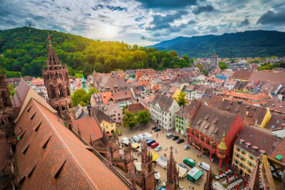 Freiburg, kota yang berada di ujung barat Jerman. (Shutterstock)