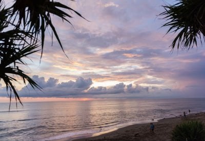 Batu Bolong Pantai Canggu, Pulau Bali. (Shutterstock)