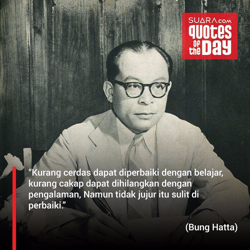 Suaradotcom on Instagram: “Jadilah manusia cerdas yang selalu jujur, karena kejujuran sangat di butuhkan di era saat ini untuk menjadi manusia yang lebih berarti…”