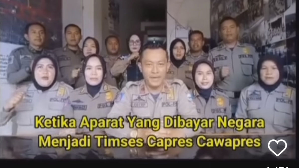 Viral! Anggota Satpol PP Kabupaten Garut Terang-terangan Dukung Gibran