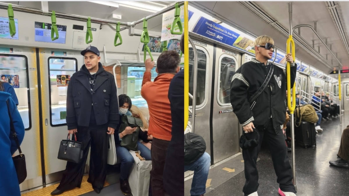 Adu Gaya Ivan Gunawan vs Caren Delano Liburan ke Luar Negeri Foto di KRL, Siapa Lebih Kece?