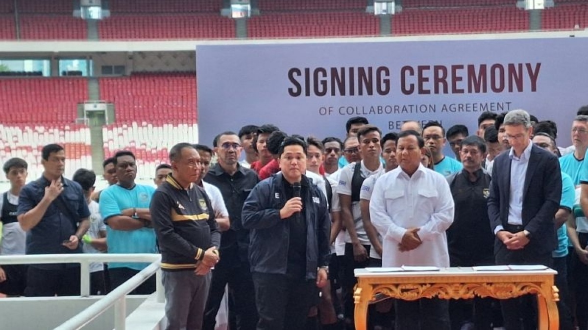 Erick Thohir: Prabowo Subianto Komitmen dan Konkret Majukan Sepak Bola Usia Dini