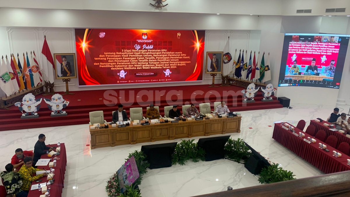 33 Hari Jelang Pemungutan Suara, KPU Gelar Uji Publik untuk Tiga Rancangan PKPU