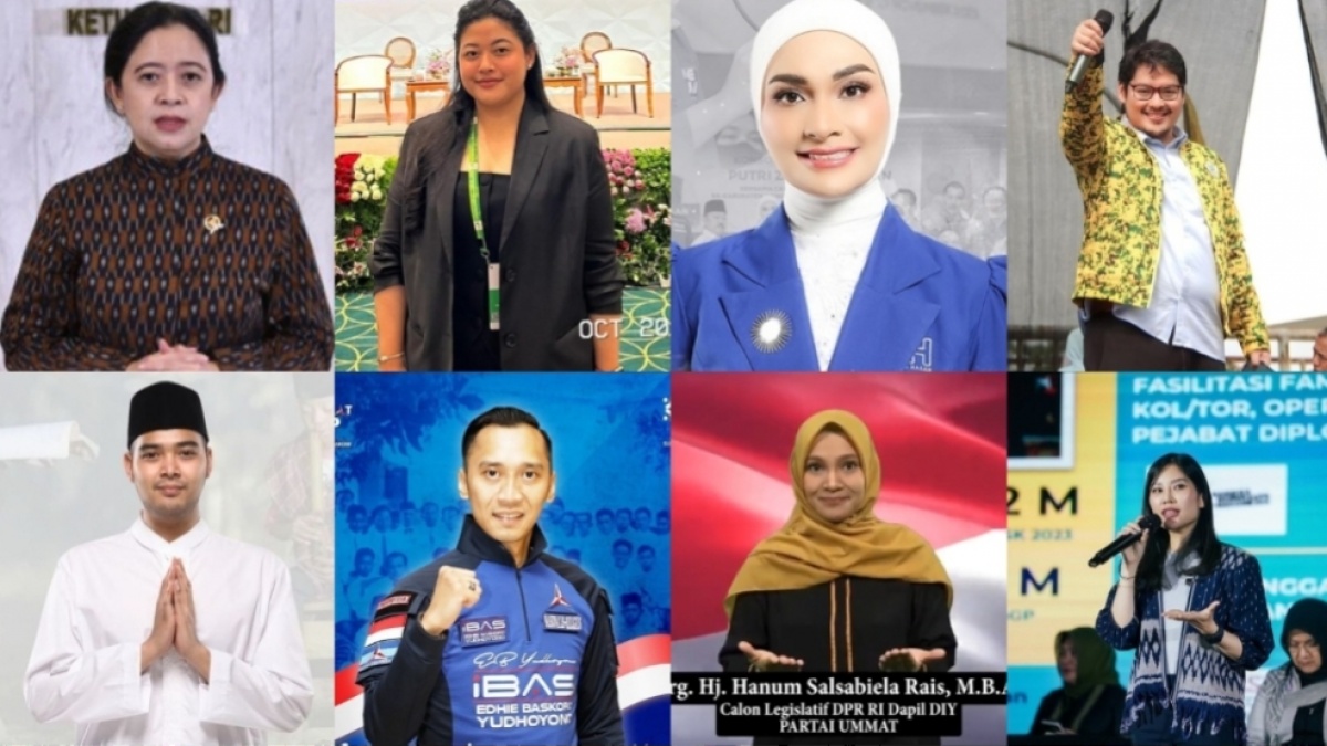 8 Anak Ketua Partai Maju Caleg Pemilu 2024, Siapa Saja yang Jadi 'Si Nomor 1'?