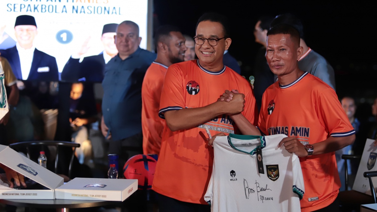 Di Depan Masyarakat Sepak Bola, Ini Janji Anies Jika Jadi Presiden