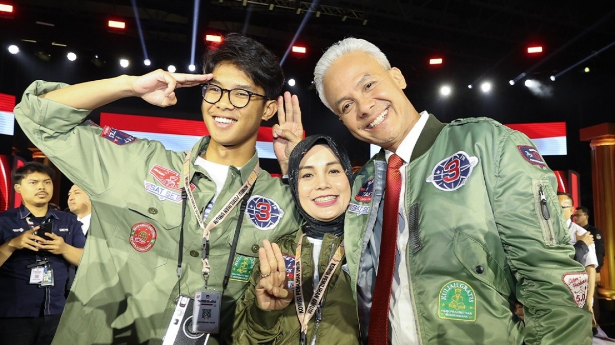 Hadiri Kampanye di GBK, Ganjar Pranowo dan Pendukung Iring-Iringan Bermotor